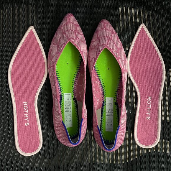 Rothy's Rose Quartz The Point - Size 7.5 - Picture 4 of 5